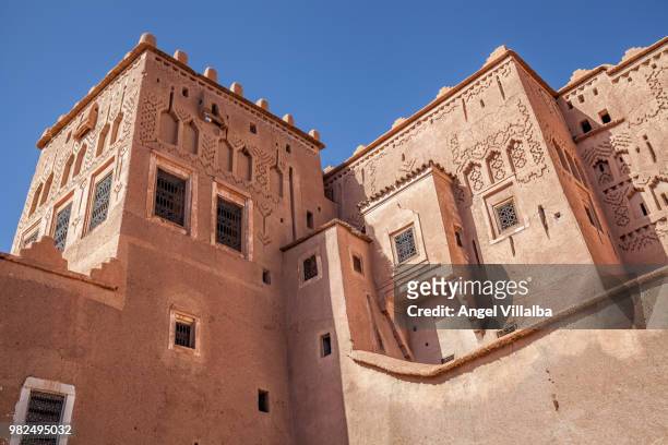 kasbah of taourirt - kasbah of taourirt stock pictures, royalty-free photos & images