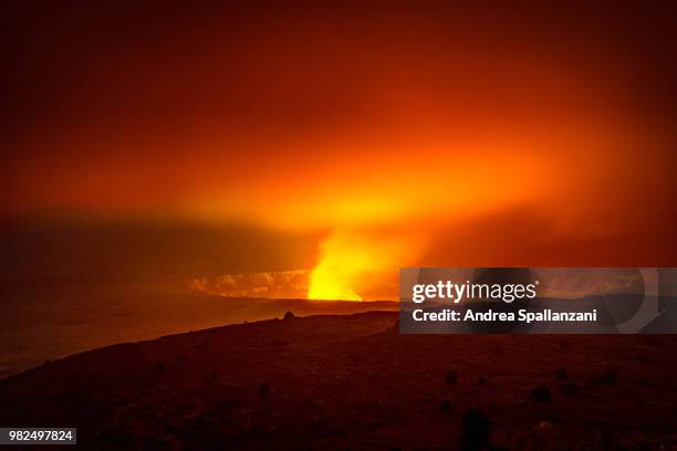 hawaii volcano national park - kona coast imagens e fotografias de stock