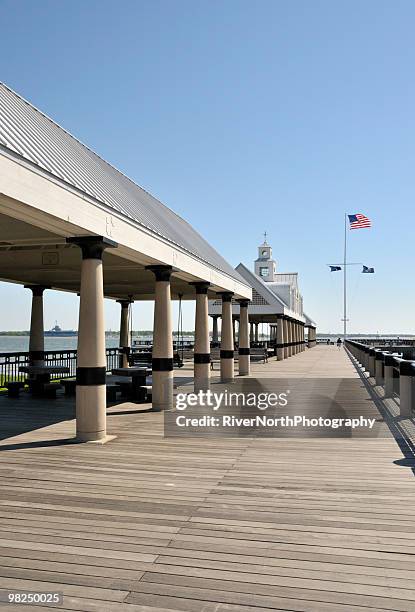 paseo a lo largo de la playa, charleston, carolina del sur - rivernorthphotography fotografías e imágenes de stock