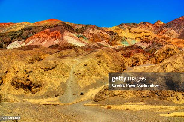color palette death valley - color palette bildbanksfoton och bilder