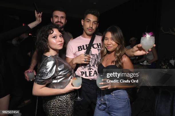 Guests attend a high-profile Pride celebration presented by Ketel One Family-Made Vodka at The Blond on June 23, 2018 in New York City.