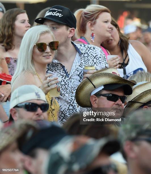 Atmosphere during Kicker Country Stampede - Day 3 at Tuttle Creek State Park on June 23, 2018 in Manhattan, Kansas.