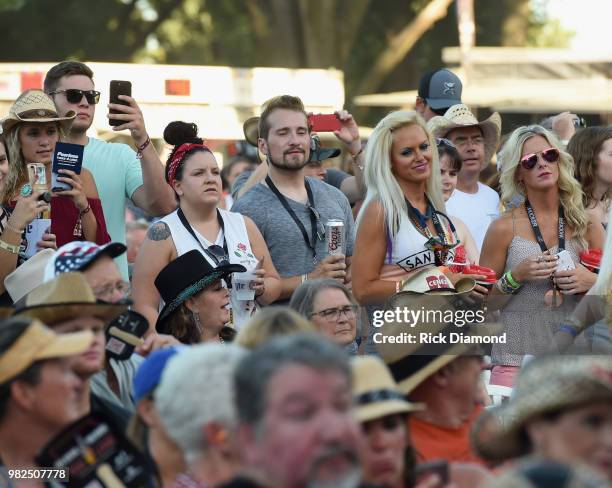 Atmosphere during Kicker Country Stampede - Day 3 at Tuttle Creek State Park on June 23, 2018 in Manhattan, Kansas.