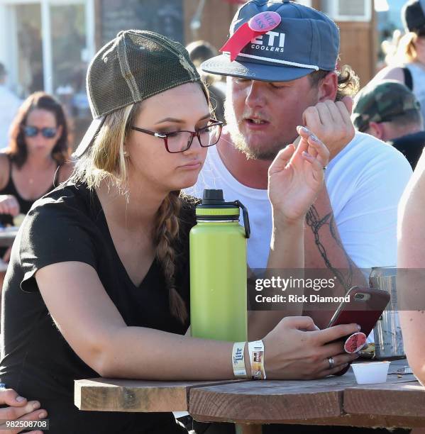 Atmosphere during Kicker Country Stampede - Day 3 at Tuttle Creek State Park on June 23, 2018 in Manhattan, Kansas.