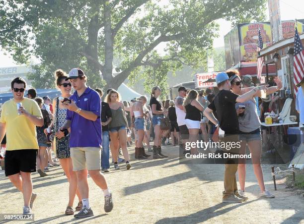 Atmosphere during Kicker Country Stampede - Day 3 at Tuttle Creek State Park on June 23, 2018 in Manhattan, Kansas.