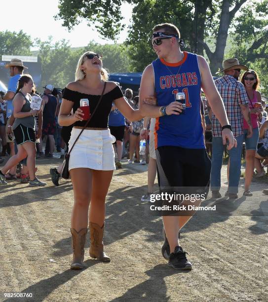 Atmosphere during Kicker Country Stampede - Day 3 at Tuttle Creek State Park on June 23, 2018 in Manhattan, Kansas.