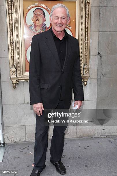 Actor Victor Garber attends the opening of "Lend Me A Tenor" at the Music Box Theatre on April 4, 2010 in New York City.