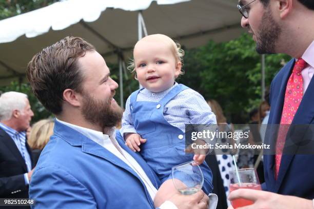 Peter Campbell and James Campbell attend the 12th Annual Get Wild! Summer Benefit on June 23, 2018 in Southampton, New York.