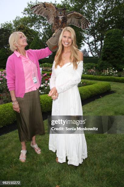 Jane Gill and Beth Stern attend the 12th Annual Get Wild! Summer Benefit on June 23, 2018 in Southampton, New York.