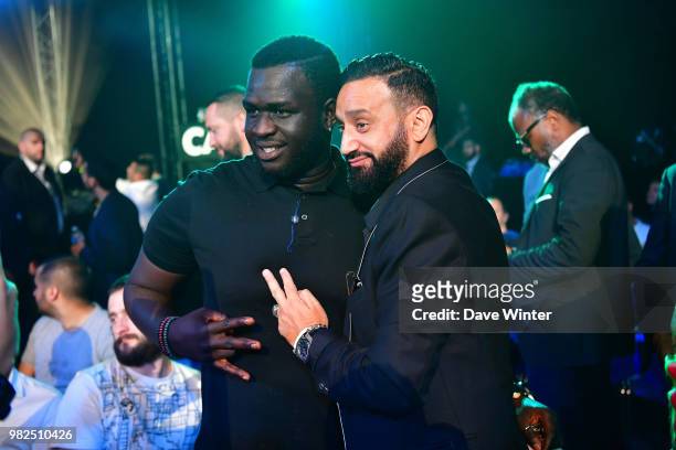 French tv presenter Cyril Hanouna during La Conquete Acte 5 boxing event on June 23, 2018 in Paris, France.