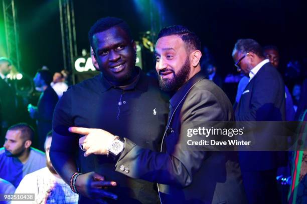 French tv presenter Cyril Hanouna during La Conquete Acte 5 boxing event on June 23, 2018 in Paris, France.