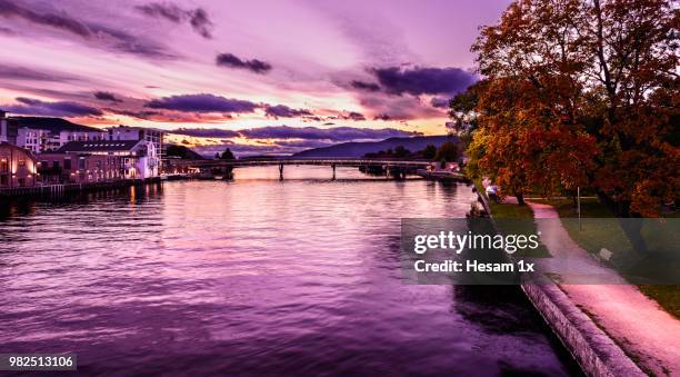 grand canal, drammen - drammen stockfoto's en -beelden