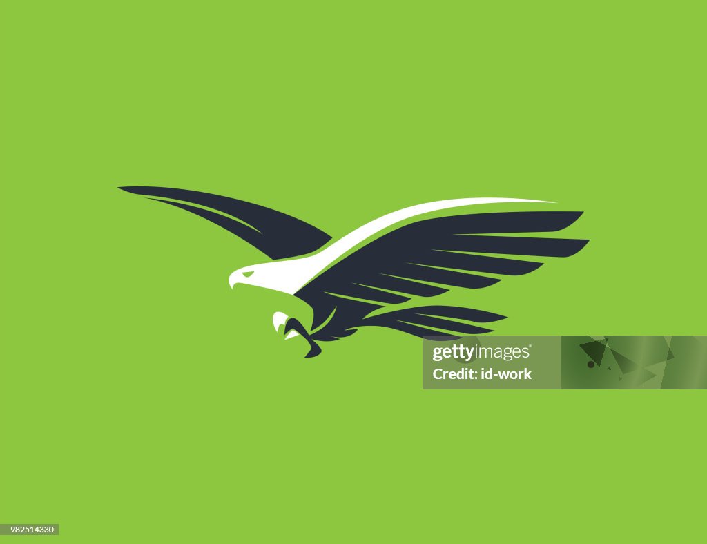 Flying eagle symbol