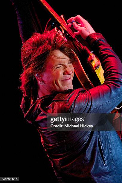 John Rzeznik of the Goo Goo Dolls performs during day 3 of the 2010 NCAA Big Dance Concert Series at White River State Park on April 4, 2010 in...