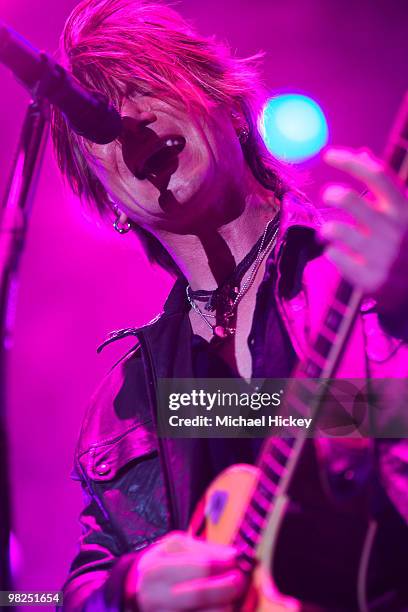 John Rzeznik of the Goo Goo Dolls performs during day 3 of the 2010 NCAA Big Dance Concert Series at White River State Park on April 4, 2010 in...