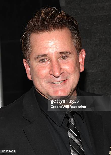 Actor Anthony LaPaglia attends the opening night of "Lend Me A Tenor" after party at Espace on April 4, 2010 in New York City.