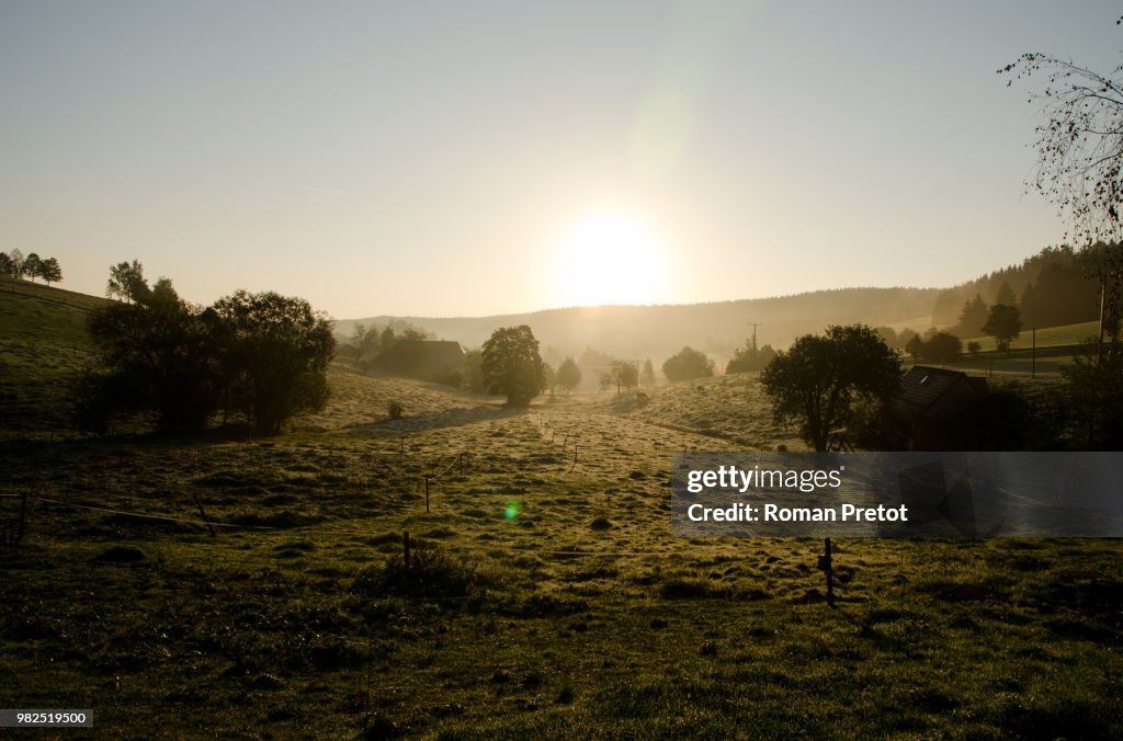 Sonnenaufgang im Schwarzwald