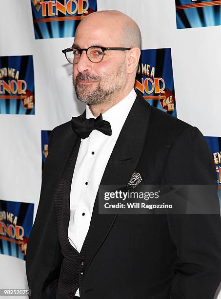 Director Stanley Tucci attends the opening night of "Lend Me A Tenor" after party at Espace on April 4, 2010 in New York City.