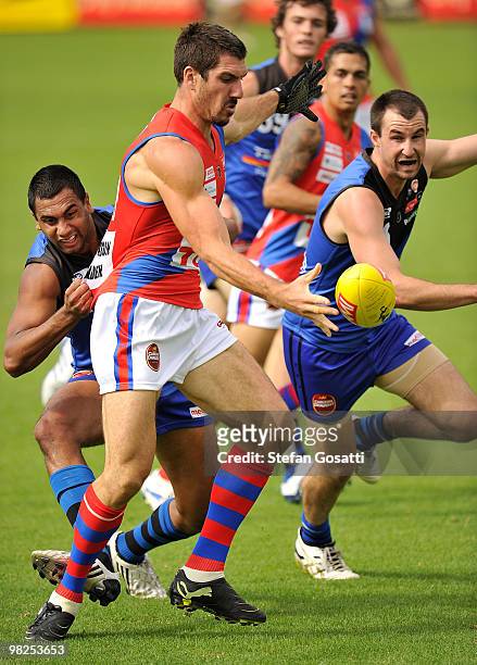 Quinten Lynch of West Perth in action during the round three WAFL match between East Perth and West Perth at Medibank Stadium on April 5, 2010 in...