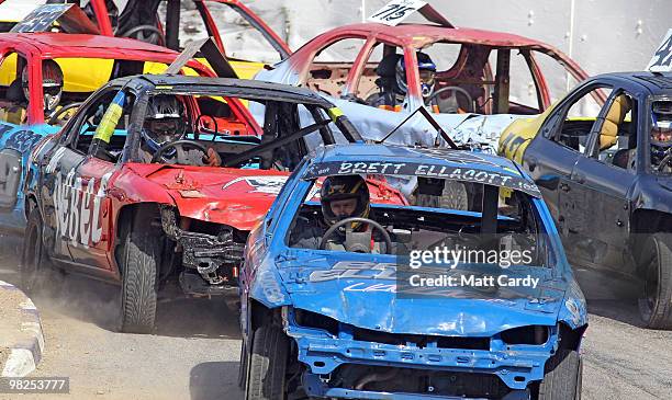 Banger Racing Enthusiasts Attend Bank Holiday Race Meet Photos and ...