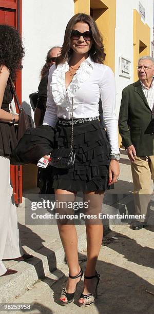 Maria Jose Suarez is seen on April 4, 2010 in Seville, Spain.