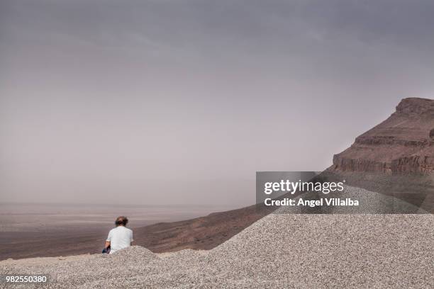 desert in the zagora region - zagora imagens e fotografias de stock