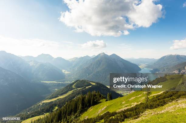 österreich tirol - achensee - österreich stockfoto's en -beelden