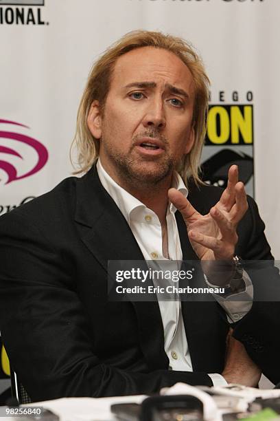 Nicolas Cage at 'The Sorcerer's Apprentice' Panel at WonderCon 2010 on April 03, 2010 at the Moscone Center in San Francisco, CA.