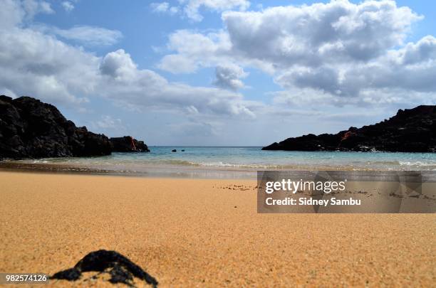 ascension island comfortless cove beach - st helena stock pictures, royalty-free photos & images