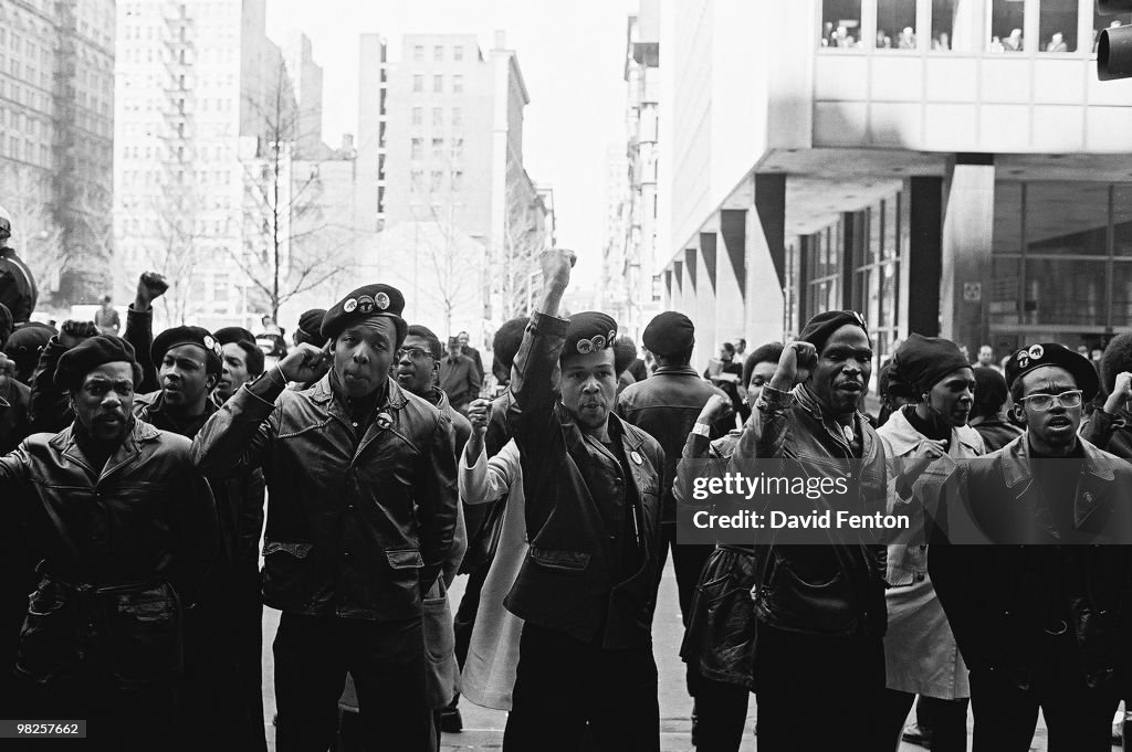 Black Panthers Protest 'Panther 21' Trial