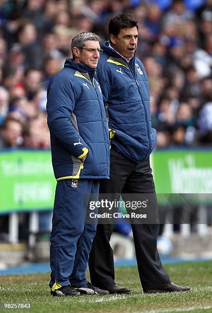 Chris Coleman of Coventry looks on during the Coca Cola Championship game between Reading and Coventry City at The Madejski Stadium on April 5, 2010...