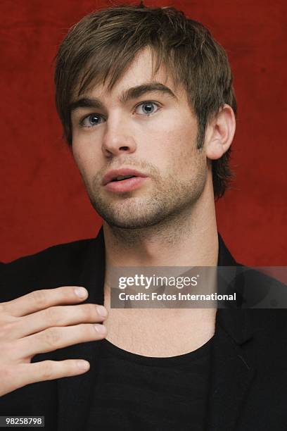 Chace Crawford at the Waldorf Astoria Hotel in New York City, New York on October 4, 2008. Reproduction by American tabloids is absolutely forbidden.