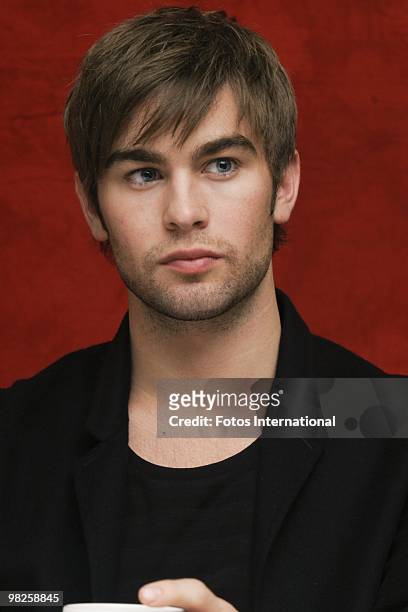 Chace Crawford at the Waldorf Astoria Hotel in New York City, New York on October 4, 2008. Reproduction by American tabloids is absolutely forbidden.