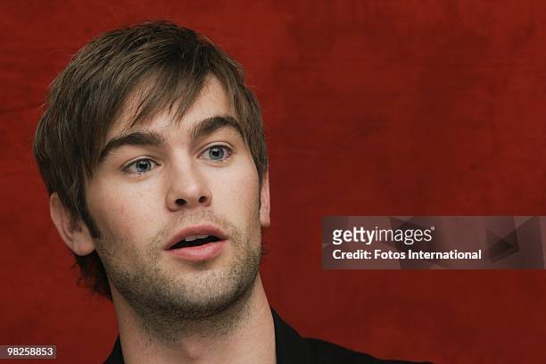 Chace Crawford at the Waldorf Astoria Hotel in New York City, New York on October 4, 2008. Reproduction by American tabloids is absolutely forbidden.