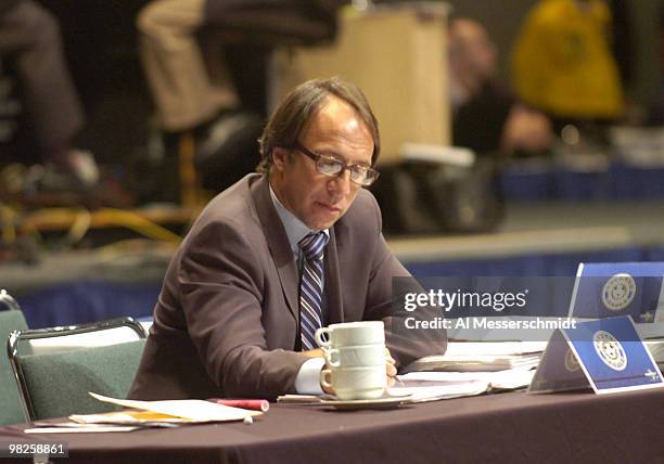 Colorado Rapids coach Fernando Clavijo at the 2007 SuperDraft at the Indianapolis Convention Center in Indianapolis, Indiana on January 12, 2007.