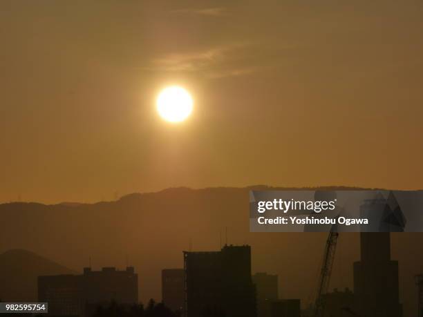 sunset - ogawa stock pictures, royalty-free photos & images