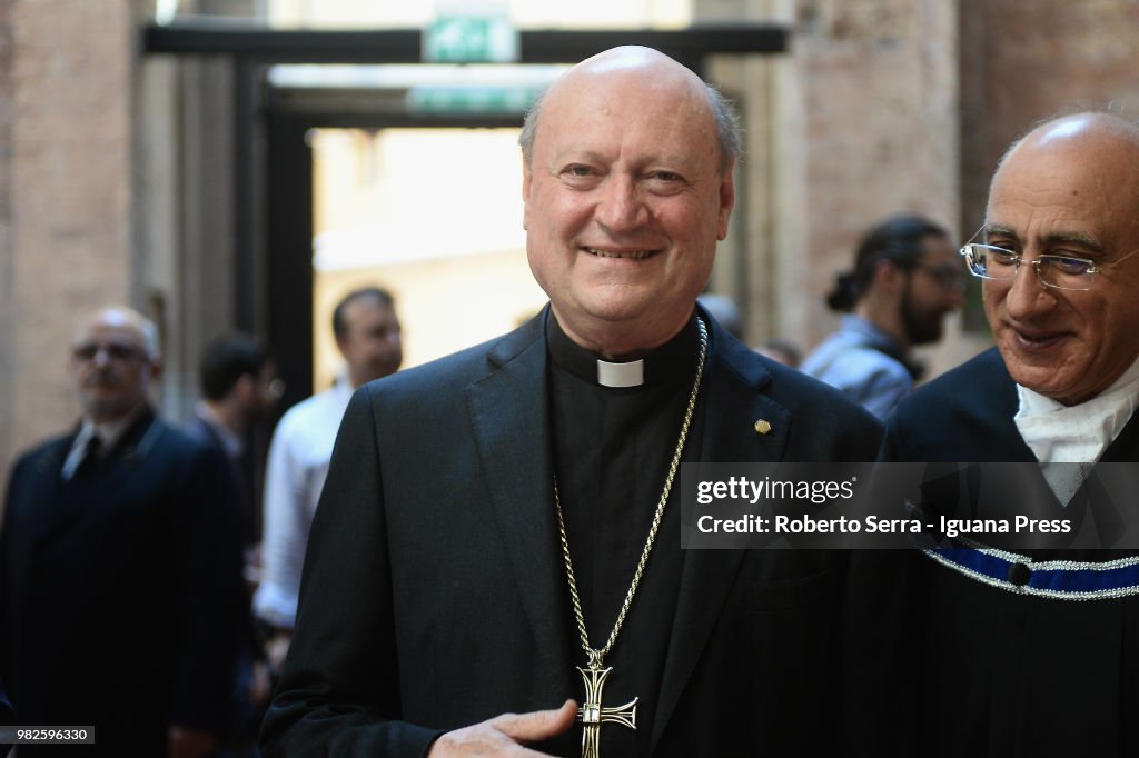 Cardinal Gianfranco Ravasi Receives Honorary Degree In Bologna