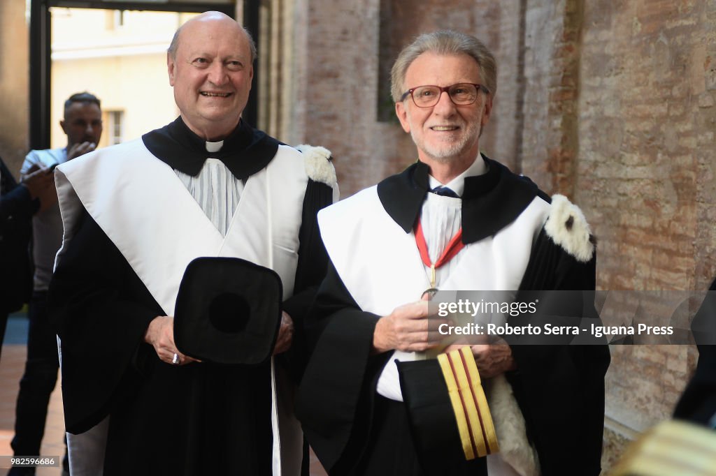 Cardinal Gianfranco Ravasi Receives Honorary Degree In Bologna