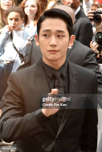 Jung Hae attends the Dior Homme Menswear Spring/Summer 2019 show as part of Paris Fashion Week on June 23, 2018 in Paris, France.