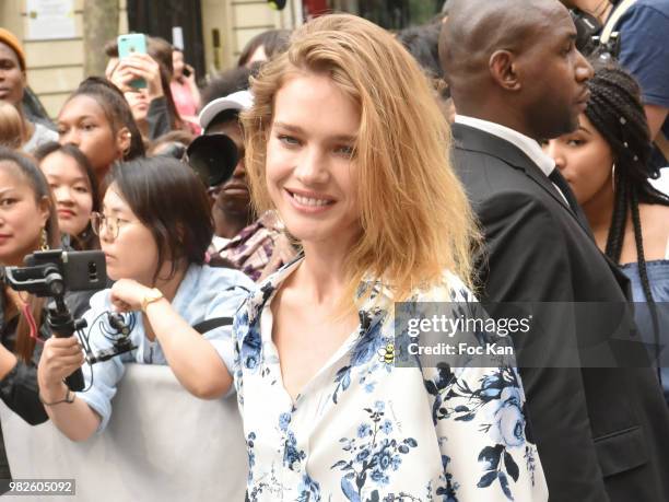 Natalia Vodianova attends the Dior Homme Menswear Spring/Summer 2019 show as part of Paris Fashion Week on June 23, 2018 in Paris, France.