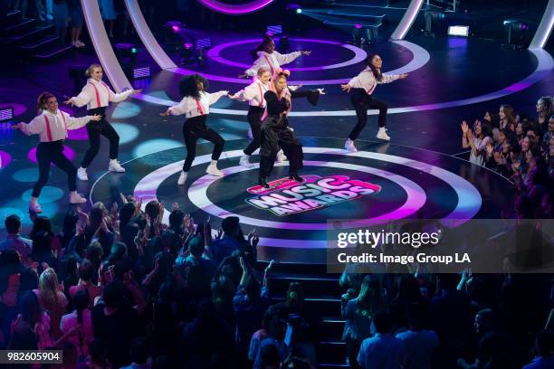 Today's brightest young stars and celebrity entertainers turned out for the 2018 Radio Disney Music Awards , music's biggest event for families, at...