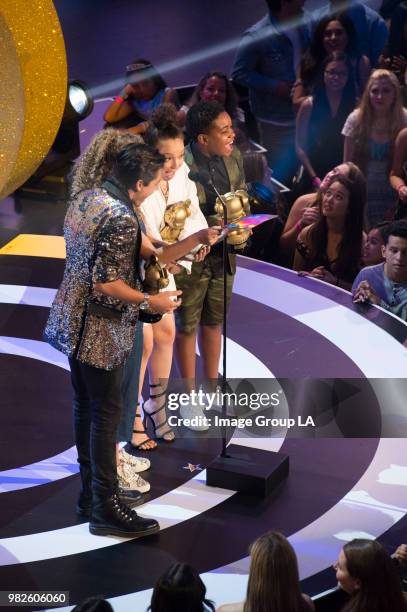 Today's brightest young stars and celebrity entertainers turned out for the 2018 Radio Disney Music Awards , music's biggest event for families, at...