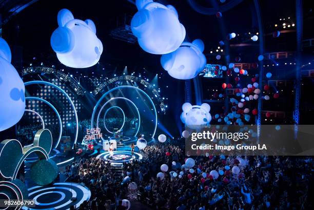 Today's brightest young stars and celebrity entertainers turned out for the 2018 Radio Disney Music Awards , music's biggest event for families, at...