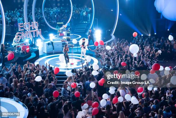 Today's brightest young stars and celebrity entertainers turned out for the 2018 Radio Disney Music Awards , music's biggest event for families, at...