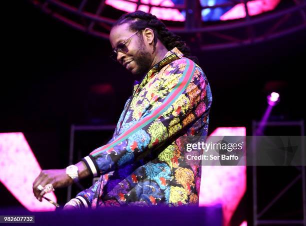 Chainz performs onstage at the STAPLES Center Concert Sponsored by SPRITE during the 2018 BET Experience on June 23, 2018 in Los Angeles, California.