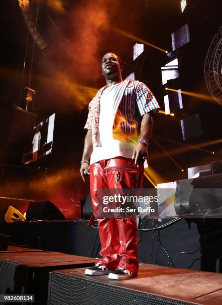 Ferg performs onstage at the STAPLES Center Concert Sponsored by SPRITE during the 2018 BET Experience on June 23, 2018 in Los Angeles, California.