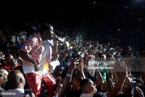Ferg performs onstage at the STAPLES Center Concert Sponsored by SPRITE during the 2018 BET Experience on June 23, 2018 in Los Angeles, California.