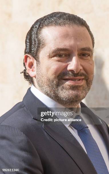 Lebanese President Saad Hariri smiles for a photograph in Beirut, Lebanon, 30 January 2018. Photo: Jörg Carstensen/dpa