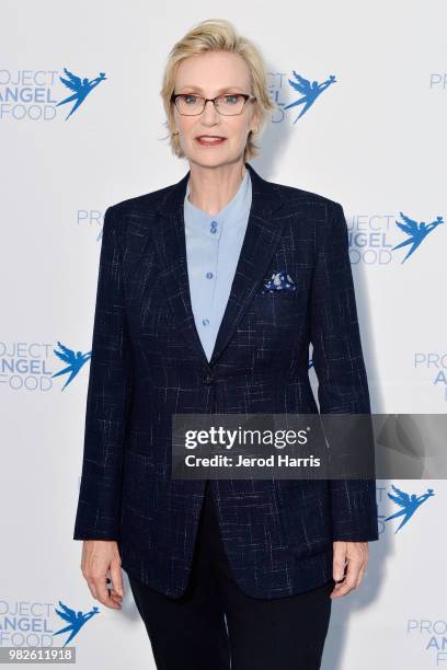 Jane Lynch attends Project Angel Food's 23rd Annual Angel Art ART=LOVE Benefit Auction at NeueHouse Hollywood on June 23, 2018 in Los Angeles,...