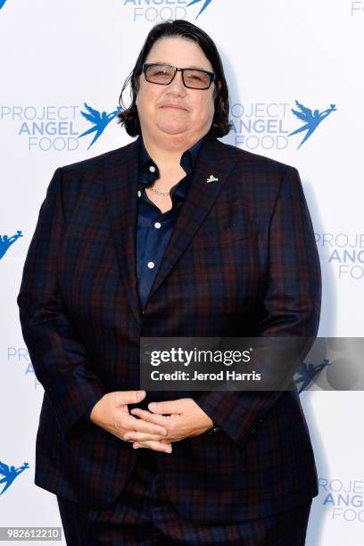 Catherine Opie attends Project Angel Food's 23rd Annual Angel Art ART=LOVE Benefit Auction at NeueHouse Hollywood on June 23, 2018 in Los Angeles,...